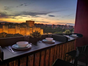 La balconada de la Aljafería